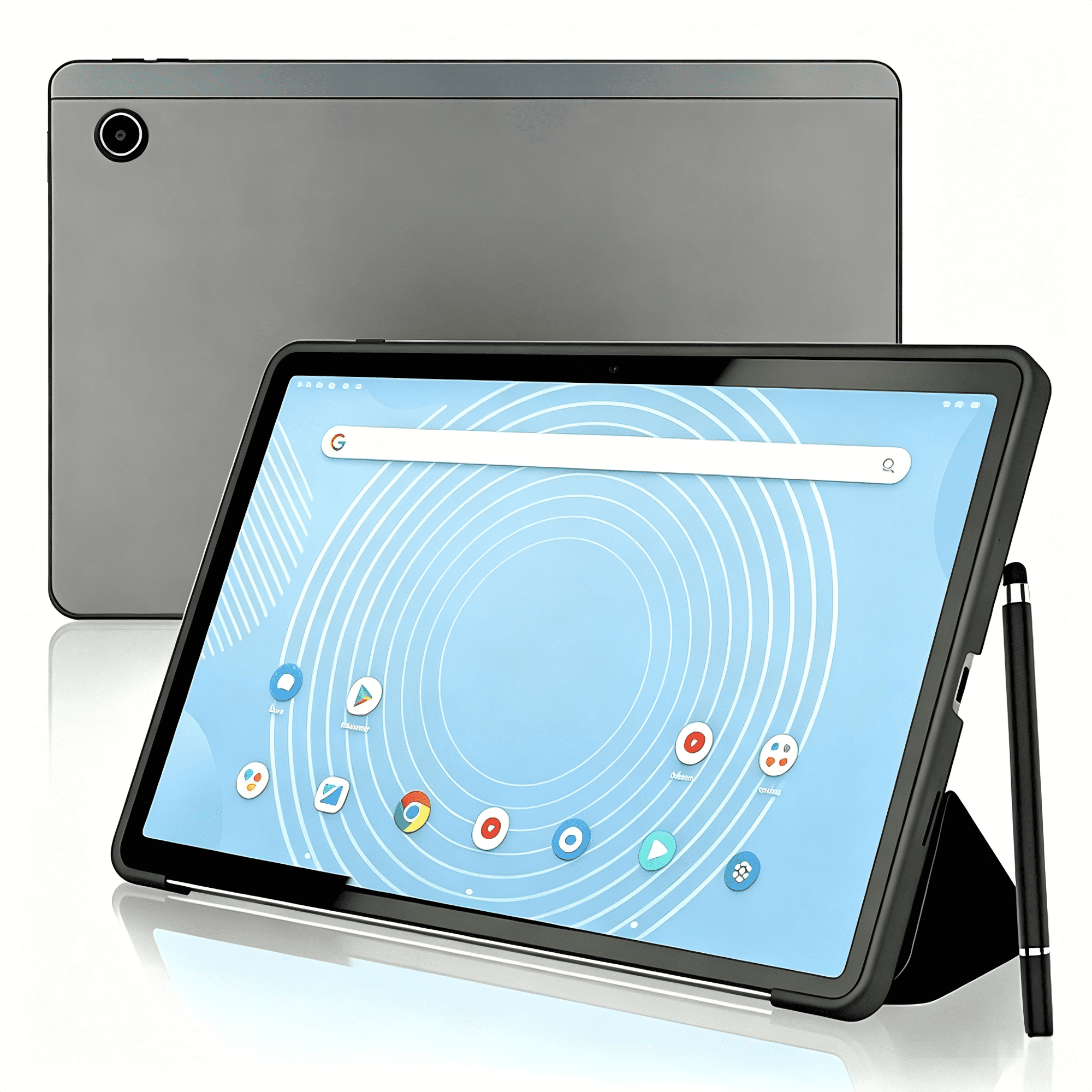 AEEZO 11 Inch Tablet for Home and Office — 12GB RAM, 128GB ROM, 2K FHD Eye Protection Screen,Gray
