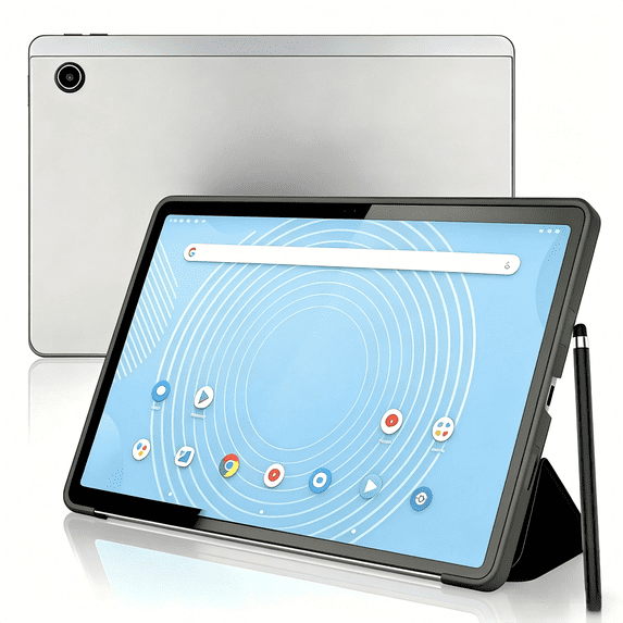 AEEZO 11 Inch Tablet for Home and Office — 12GB RAM, 128GB ROM, 2K FHD Eye Protection Screen,Silver