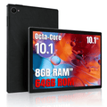 AEEZO Android 14 Tablet 10.1 inch Tablet, 8GB RAM + 64GB ROM (1TB TF), Octa-Core 2.0 GHz, WiFi 6, Bluetooth 5.0, Widevine L1, 5MP + 8MP, 5000mAh, Black