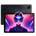 AEEZO 2026 Latest Android 15 Tablet - Tablet 10 Inch with 30GB + 128GB + 1TB TF Octa Core and Widevine L1, Wi-Fi 6G/BT 5.3, 6200mAh, 5+8MP, Computer Mode Supported - Black