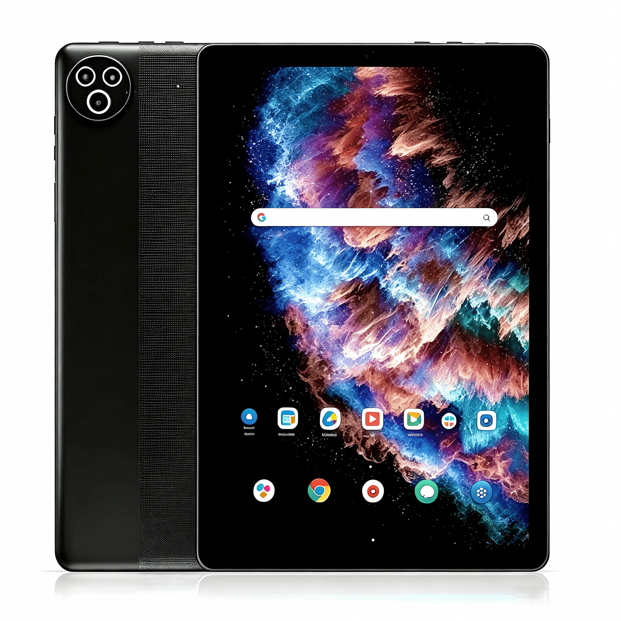 AEEZO 10.1 Inch Tablet, 20GB RAM 64GB ROM, 5-Core CPU WiFi 6, Android 15 GO, Black